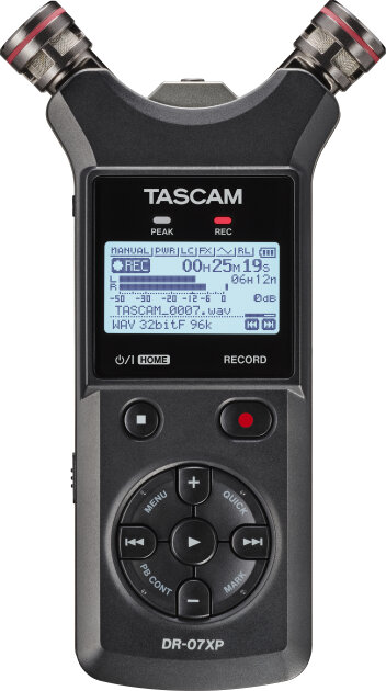 TASCAM DR-07XP 32-bit Portable Digital Audio Recorder