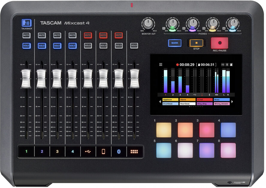 TASCAM Mixcast 4 Podcast Workstation