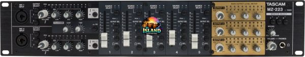 TASCAM MZ-223 Rackmount Multi-Zone Mixer, 5-Channel