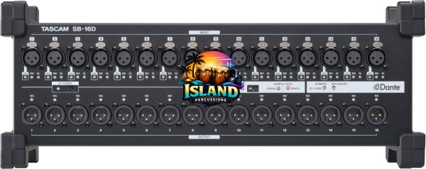 TASCAM SB-16D 16-Input/16-Output Dante Stage Box
