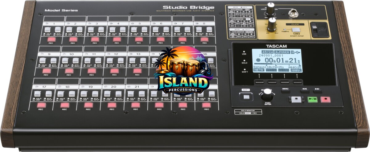 TASCAM Studio Bridge Model Series 24-Track Recorder and USB Audio Interface
