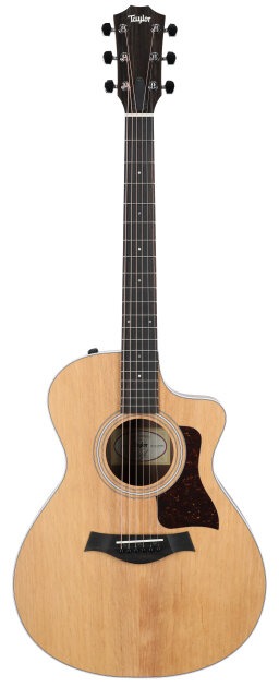 Taylor 212ce-v2 Grand Concert Acoustic-Electric Guitar (with Gig Bag)