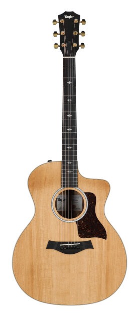Taylor 214ce-K Koa Deluxe Acoustic-Electric Guitar (with Case)