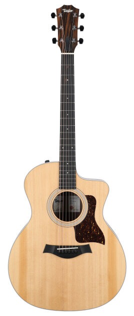 Taylor 214ce-v2 Grand Auditorium Acoustic-Electric Guitar (with Gig Bag)