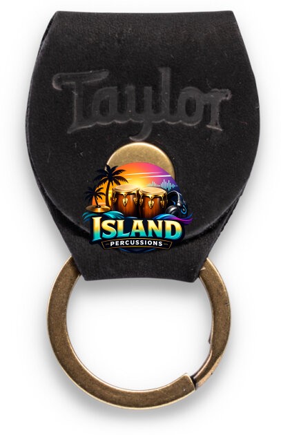 Taylor Key Ring with Leather Pick Holder