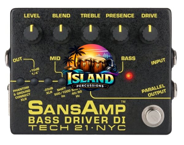 Tech 21 SansAmp BSDR V2 Bass Driver DI Pedal