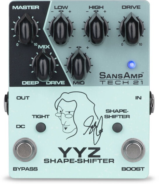 Tech 21 YYZ Geddy Lee Signature Shape-Shifter SansAmp Pedal