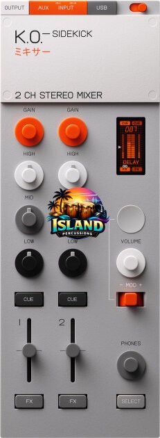 Teenage Engineering EP-136 K.O. Sidekick Audio Interface, Mixer, and FX Processor