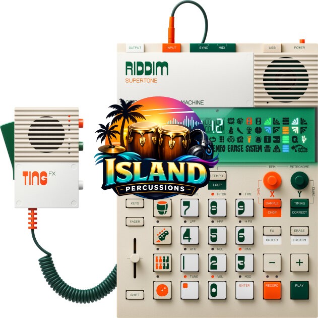 Teenage Engineering EP-40 Riddim Original Layering Machine and EP-2350 Ting FX Pack