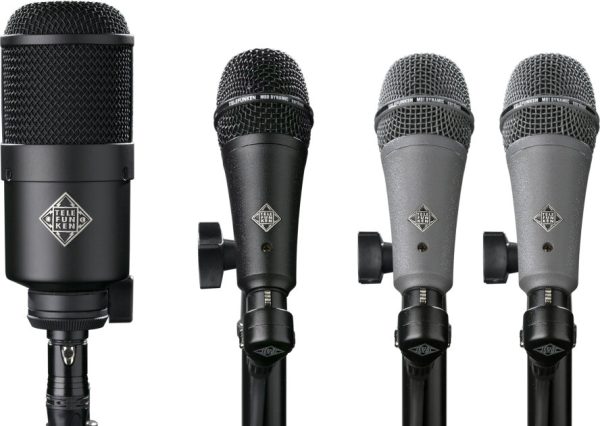 Telefunken DD4 4-Piece Dynamic Drum Microphone Package