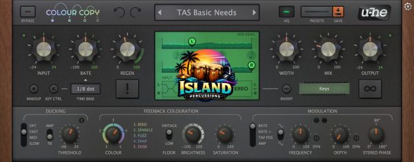 u-he Colour Copy Delay Audio Plug-in