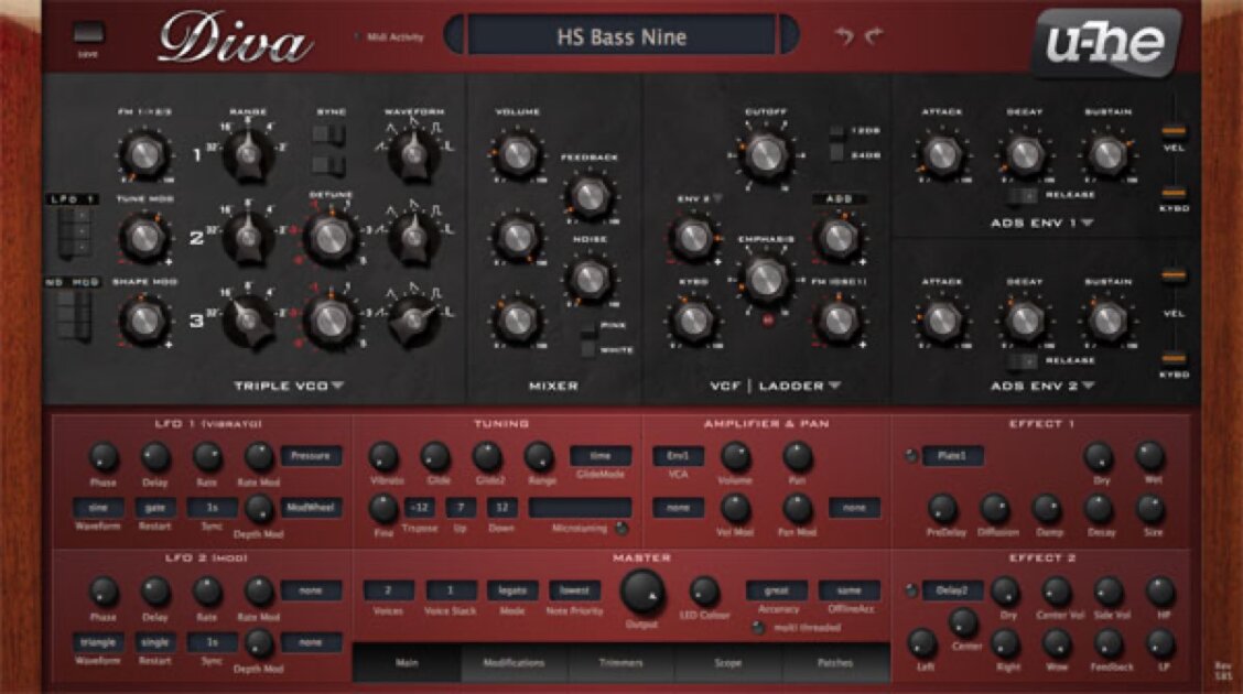 u-he DIVA Software Synthesizer