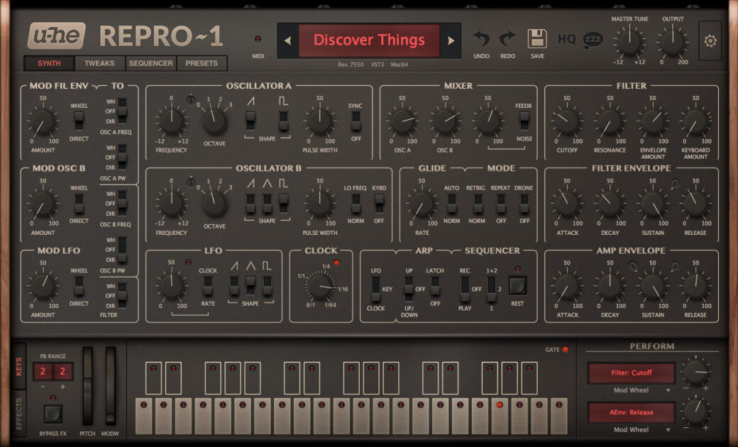 u-he Repro Software Synthesizer