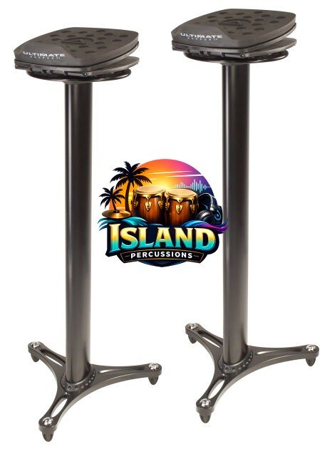 Ultimate Support MS-100B Studio Monitor Stands