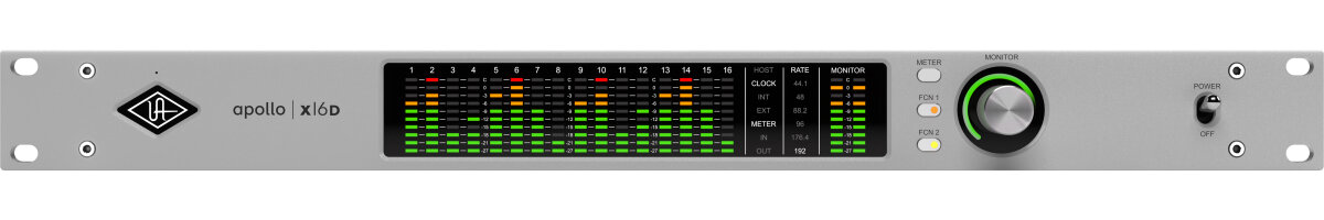 Universal Audio Apollo x16D Thunderbolt/Dante Audio Interface, Essentials+ Edition