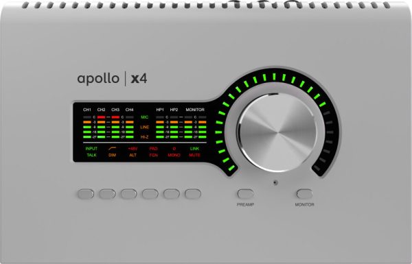Universal Audio Apollo x4 Gen 2 Thunderbolt Audio Interface, Studio+ Edition