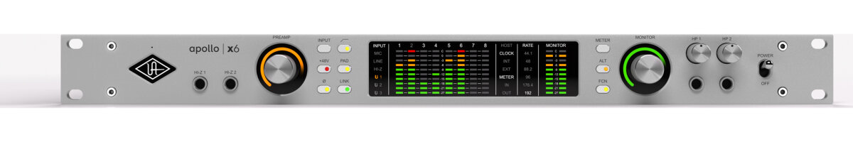 Universal Audio Apollo x6 Gen 2 Thunderbolt Audio Interface, Studio+ Edition