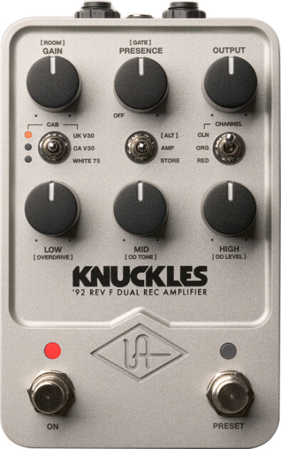 Universal Audio Knuckles '92 Rev F Dual Rec Amplifier Pedal