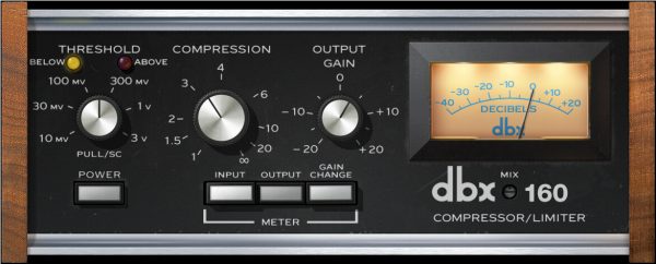 Universal Audio UAD dbx 160 Compressor/Limiter Plug-In Software