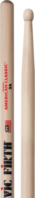 Vic Firth American Classic 3A Wood Drumsticks