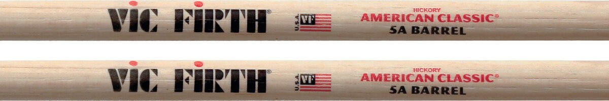 Vic Firth American Classic 5A Wood Barrel Tip Drumsticks