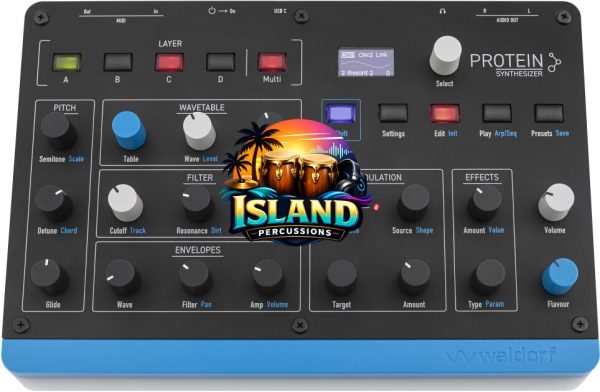 Waldorf Protein Desktop Wavetable Synthesizer