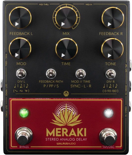 Walrus Audio Meraki Analog Stereo Delay Pedal
