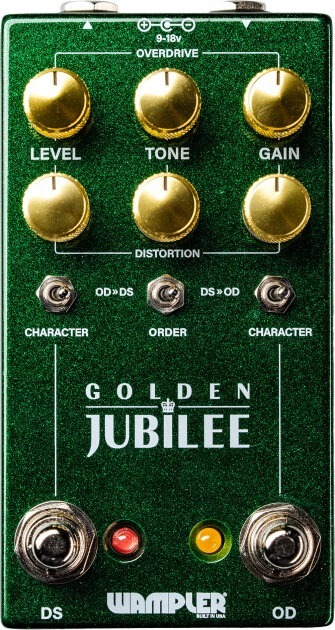 Wampler Golden Jubilee Overdrive Pedal