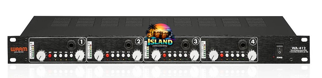 Warm Audio WA-412 4-Channel Microphone Preamplifier