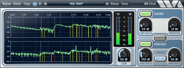 Wave Arts MR Click Audio Plug-in Software