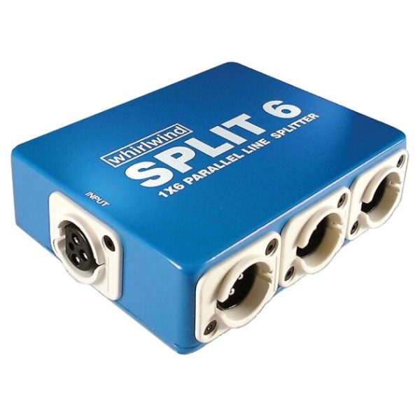 Whirlwind SPLIT 6 1x6 Line Level Parallel Splitter