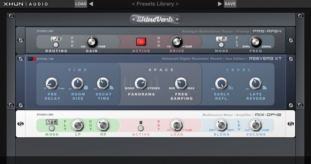 Xhun Audio ShineVerb Reverb Effect Software