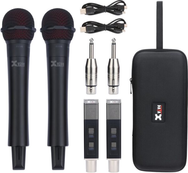 Xvive M5D Dual Handheld Digital Wireless Microphone System