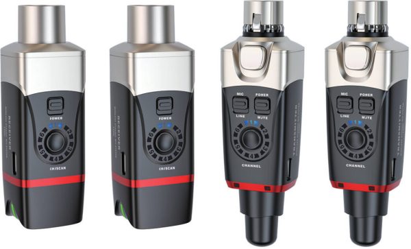 Xvive U35D 5.8 GHz Dual-Channel Digital Plug-On Wireless System for XLR Dynamic Microphones
