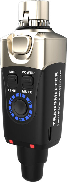 Xvive U3T Plug-On Wireless Transmitter for XLR Dynamic Microphones