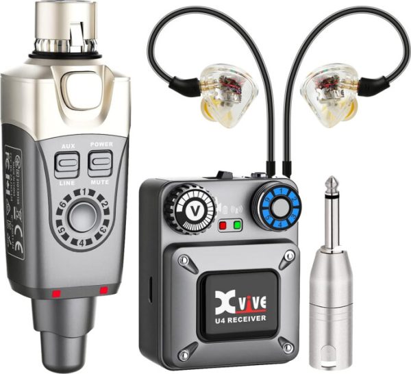 Xvive U4T9 Digital Wireless In-Ear Monitor System with T9 Earphones