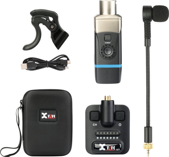 Xvive U7 Wireless Microphone System for Sax and Trumpet