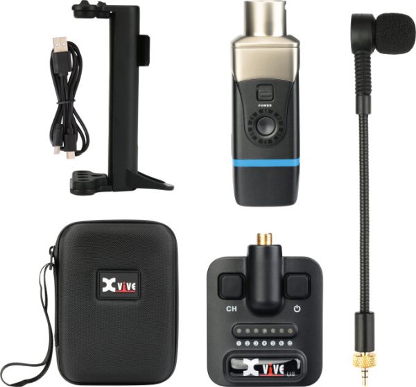 Xvive U8 Wireless Microphone System for Acoustic Guitar