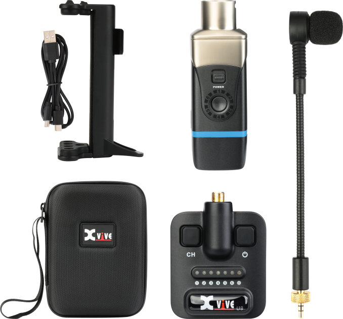 Xvive U8 Wireless Microphone System for Acoustic Guitar