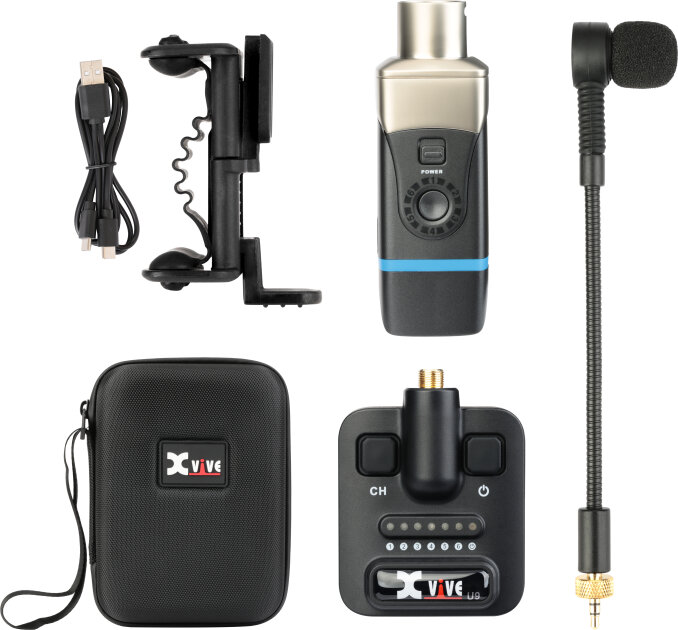 Xvive U9 Wireless Microphone System for Violin and Viola