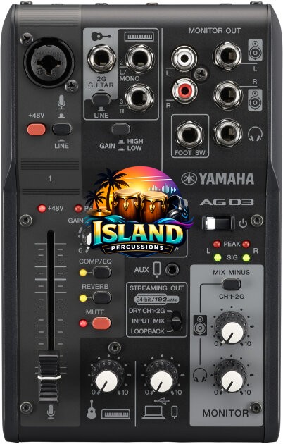 Yamaha AG03MK2 Livestreaming USB Mixer