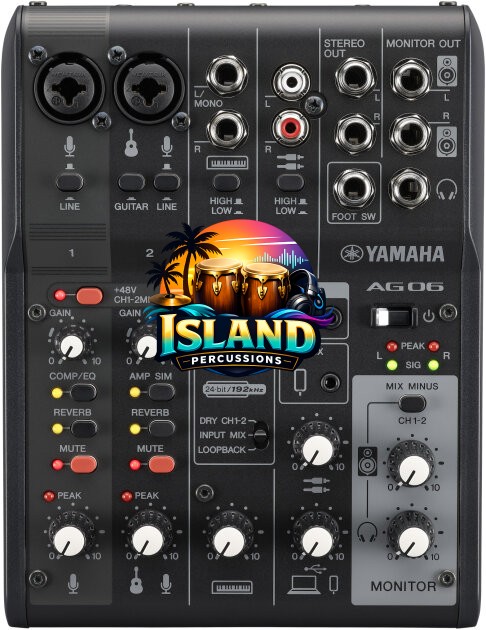Yamaha AG06MK2 Livestreaming USB Mixer