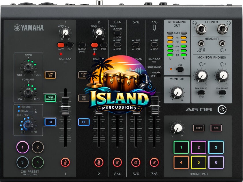 Yamaha AG08 Livestreaming Mixer
