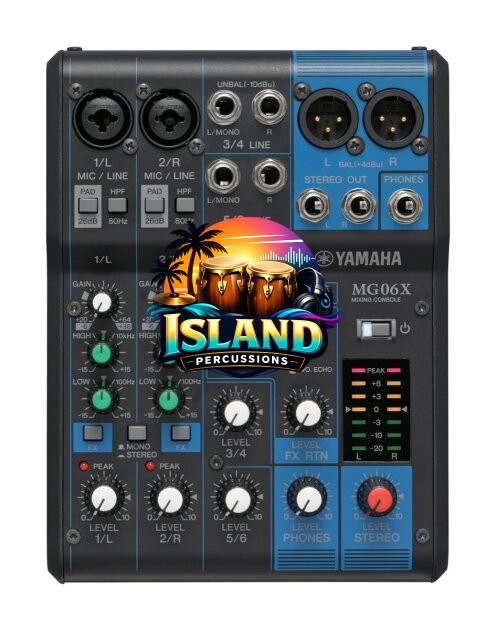 Yamaha MG06X 6-Channel Stereo Mixer with Effects