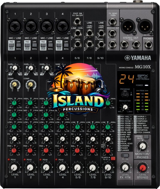 Yamaha MG10X 10-Channel Stereo Mixer with Effects