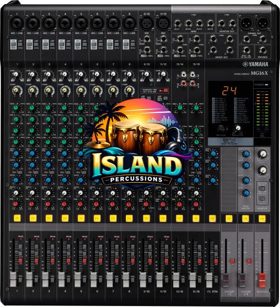 Yamaha MG16X CV 16-Channel Stereo Mixer with Effects