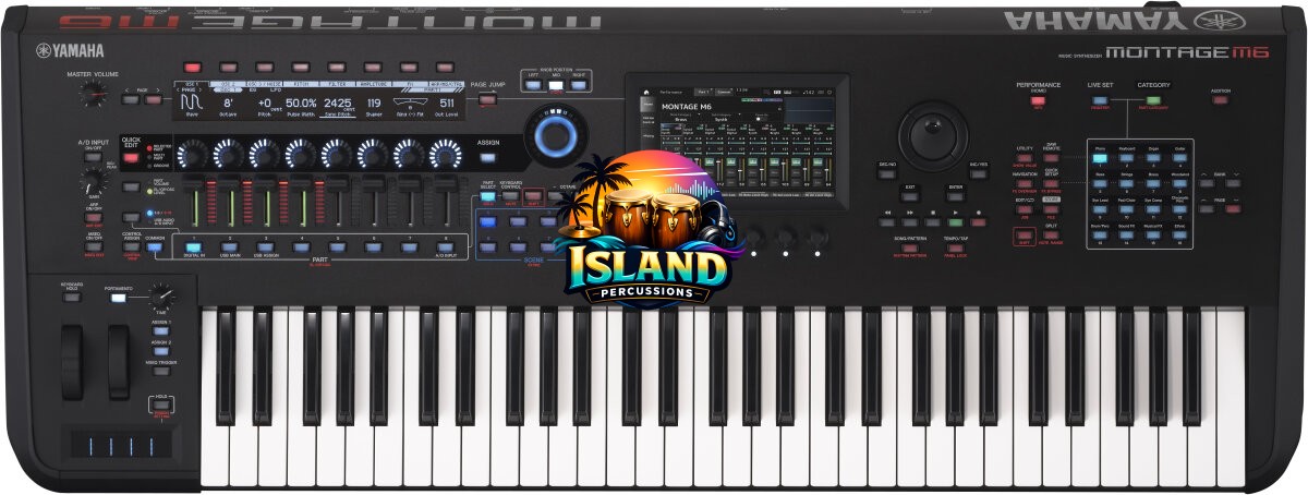 Yamaha Montage M6 Keyboard Synthesizer, 61-Key