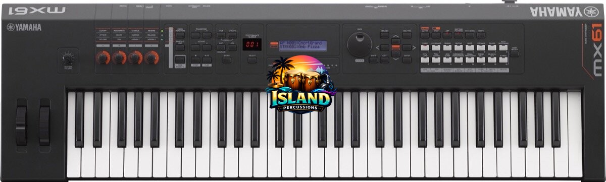 Yamaha MX61 v2 Keyboard Synthesizer, 61-Key