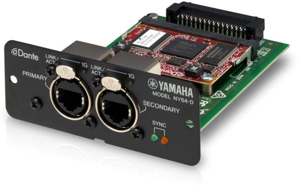Yamaha NY64-D Dante Expansion Card for TF Mixers