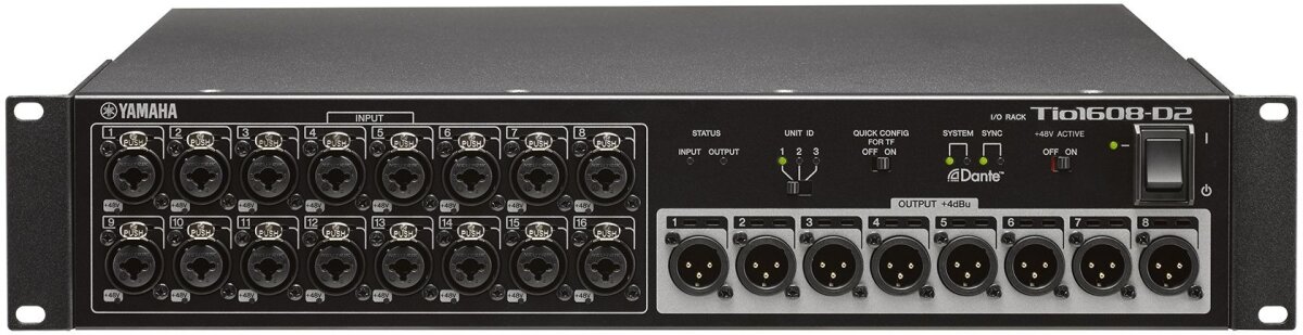 Yamaha Tio1608-D2 Dante Stage Box
